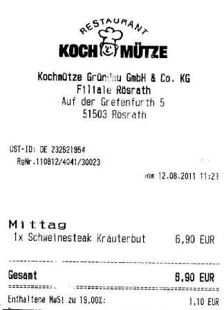 idse Hffner Kochmtze Restaurant